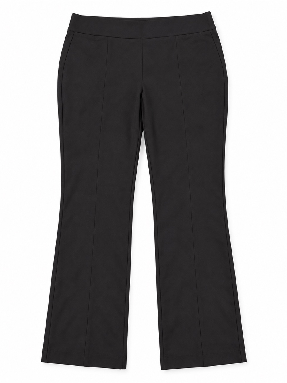 Lane Bryant Size 16 Black Pull-On Dress Pants NWT Straight Leg Career Trousers
